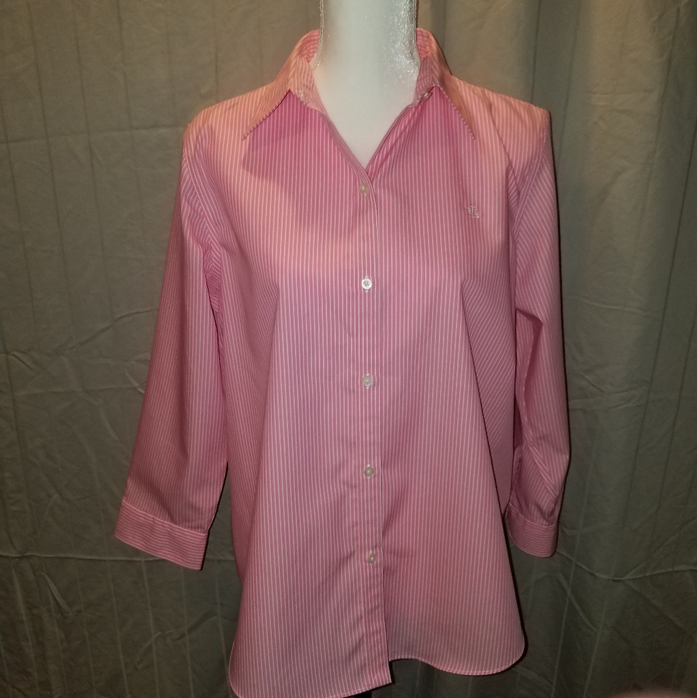 Non-Iron Lrg Lauren by Ralph Lauren button down